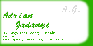 adrian gadanyi business card